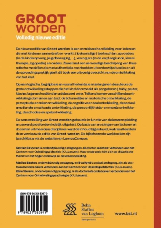 Achterkant van Groot worden
