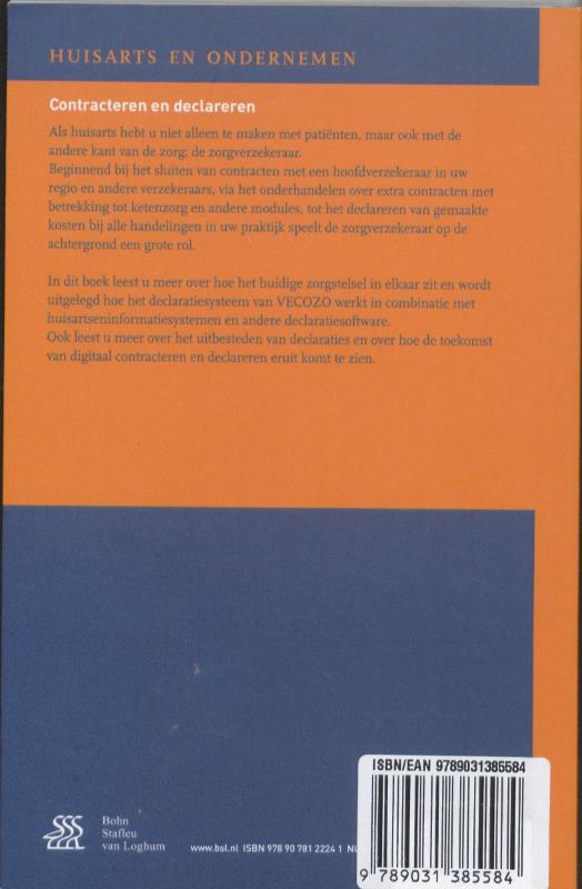 Achterkant van Contracteren en declareren
