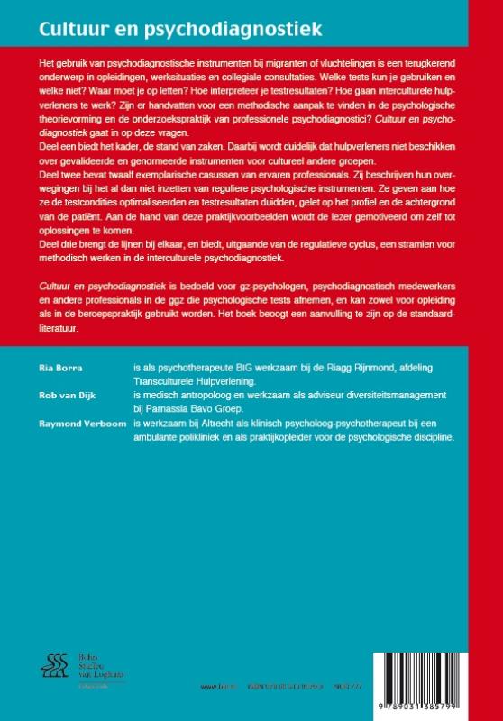 Achterkant van Cultuur en psychodiagnostiek