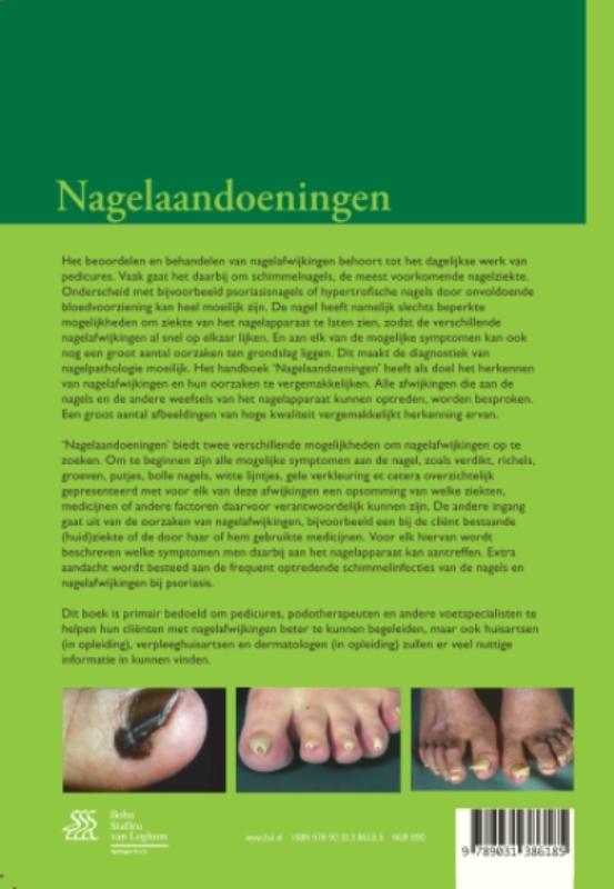 Achterkant van Nagelaandoeningen