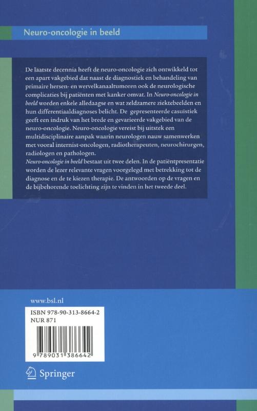 Achterkant van Neuro-oncologie in beeld
