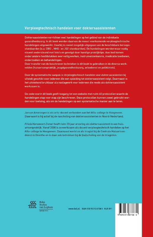 Achterkant van Verpleegtechnisch handelen voor doktersassistenten
