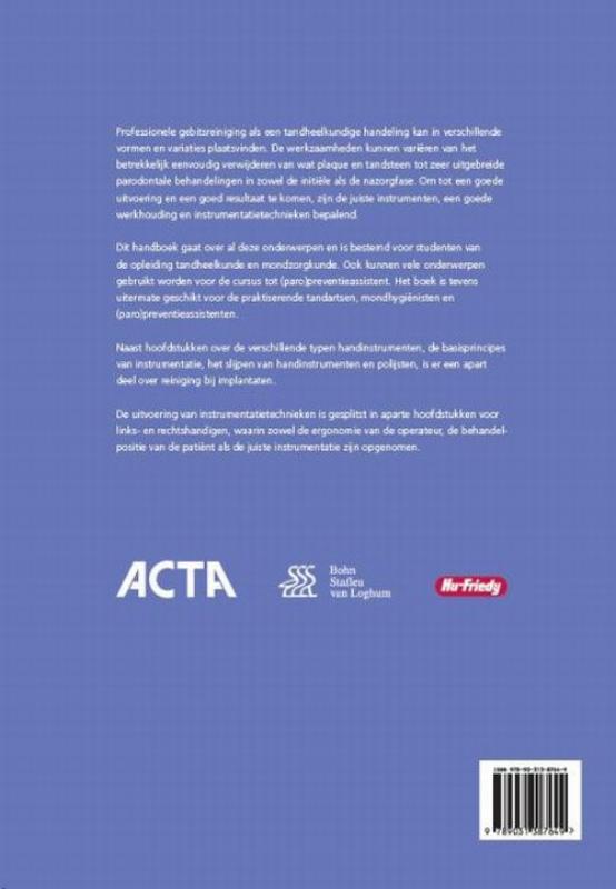 Achterkant van Professionele gebitsreiniging