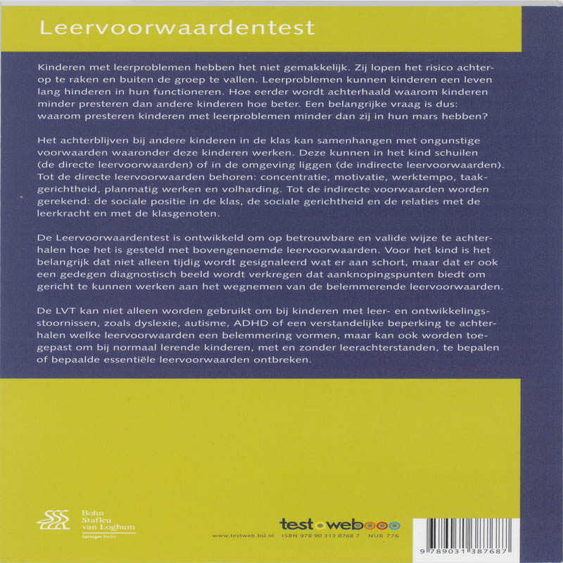 Achterkant van Handleiding