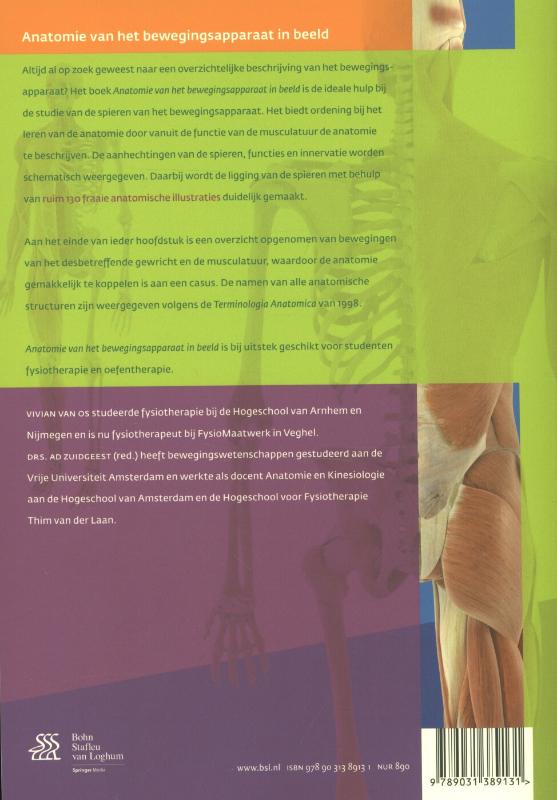 Achterkant van Anatomie van het bewegingsapparaat in beeld