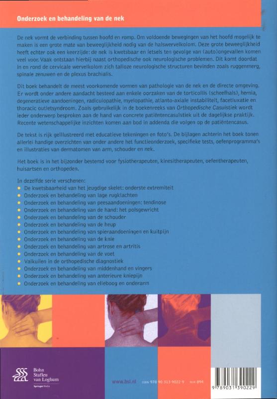Achterkant van Onderzoek en behandeling van de nek