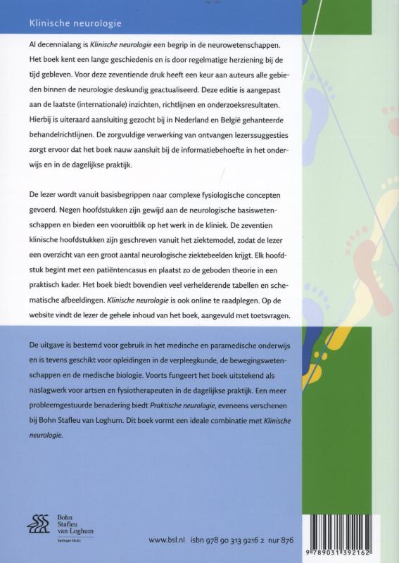 Achterkant van Klinische neurologie