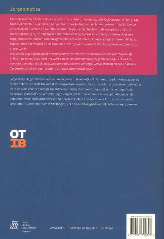 Achterkant van Zorgdomotica
