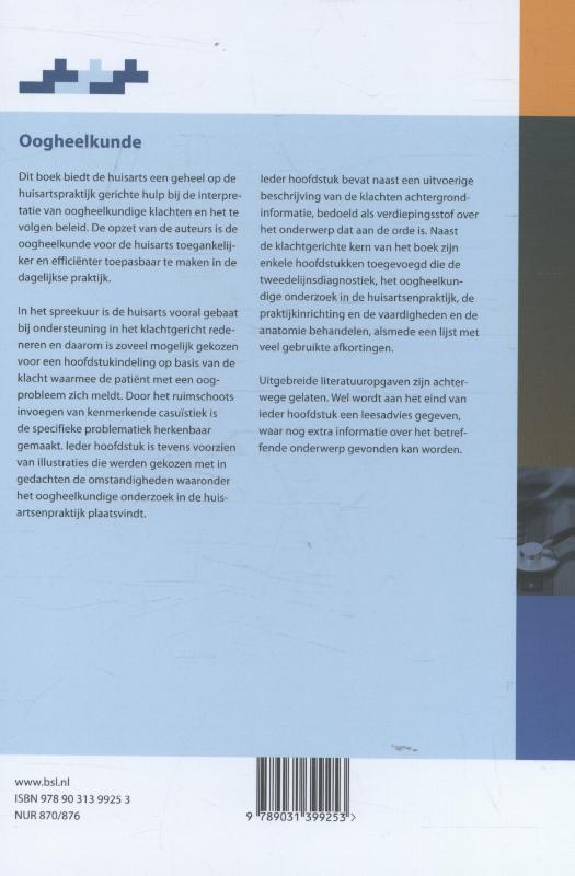 Achterkant van Oogheelkunde
