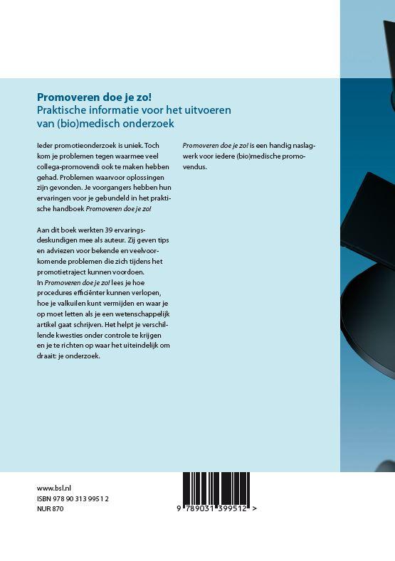 Achterkant van Promoveren doe je zo!