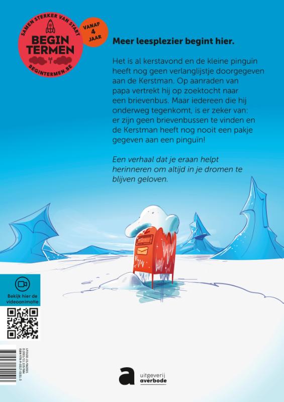Achterkant van De droom van een pinguïn