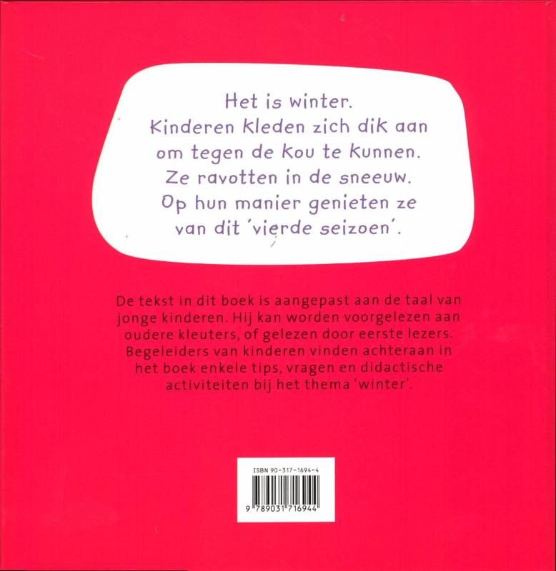 Achterkant van Winter