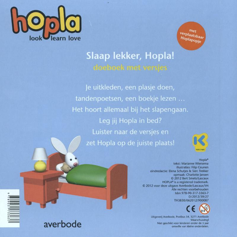 Achterkant van Slaap lekker