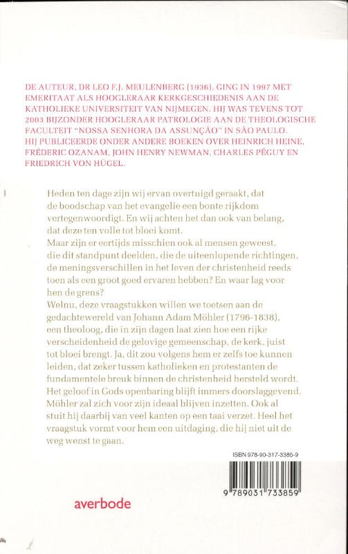 Achterkant van Johann Adam Möhler