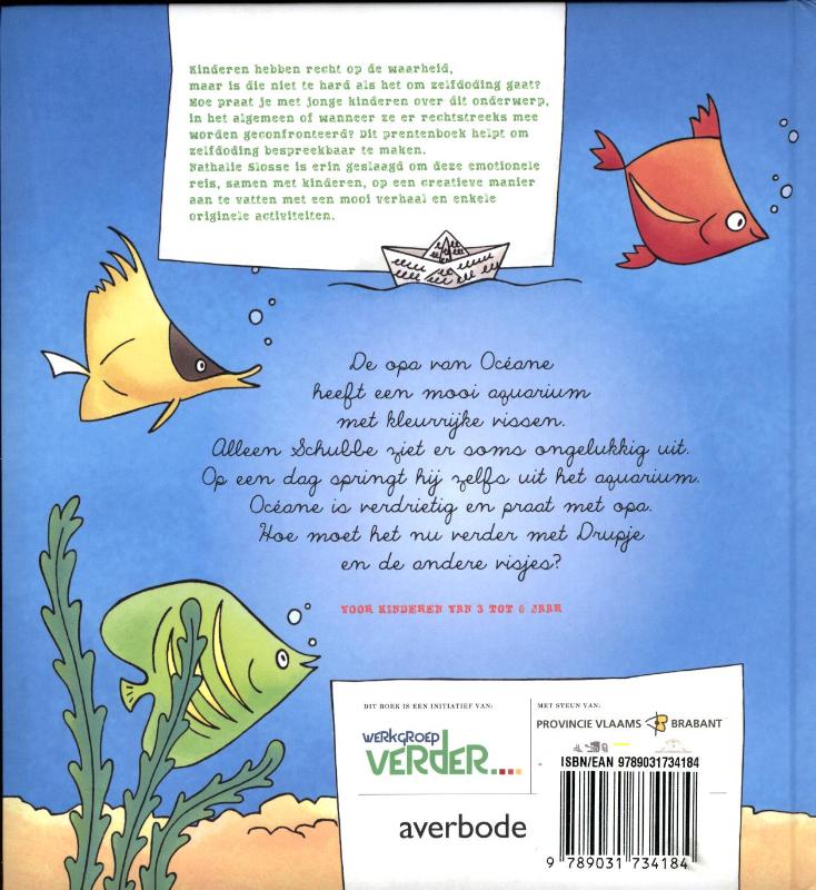 Achterkant van De visjes van oceane