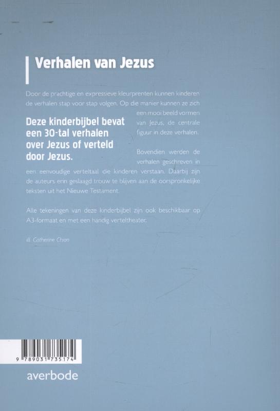 Achterkant van Verhalen van Jezus