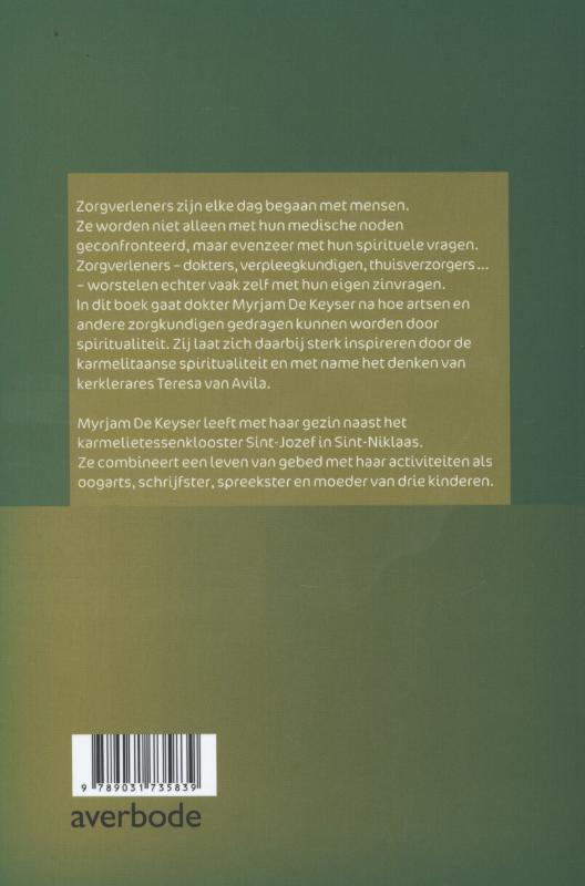 Achterkant van Wat bezielt de dokter