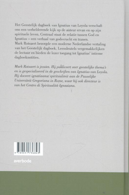 Achterkant van Geestelijk dagboek