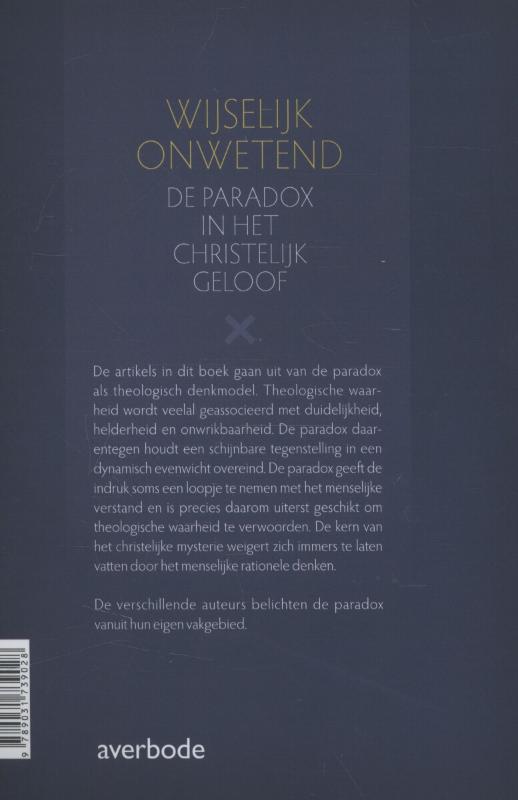 Achterkant van Wijselijk onwetend