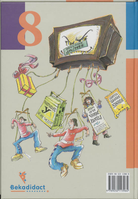 Achterkant van Themapakket taalleesboek