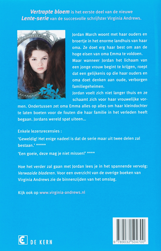 Achterkant van Vertrapte bloem