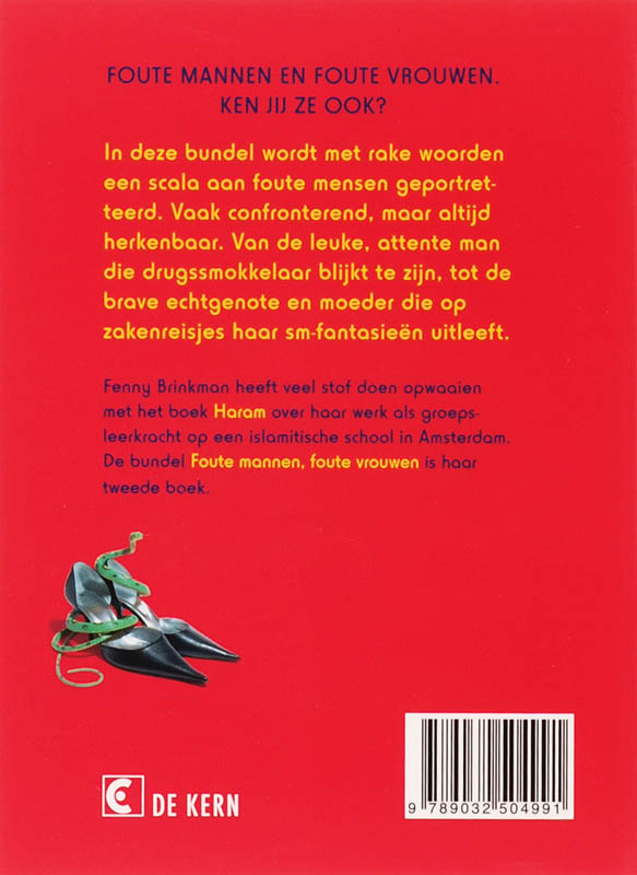 Achterkant van Foute mannen, foute vrouwen