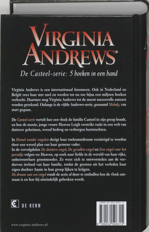 Achterkant van De Casteel-serie omnibus