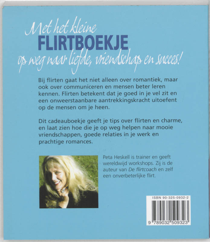 Achterkant van Het kleine flirtboekje