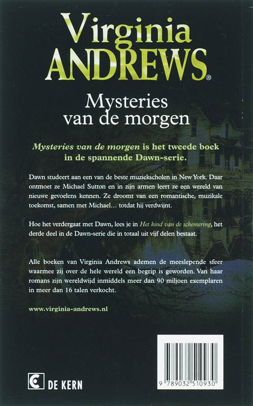 Achterkant van Mysteries van de morgen
