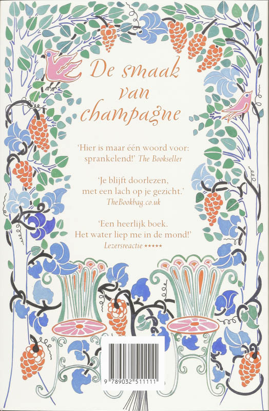 Achterkant van De smaak van champagne