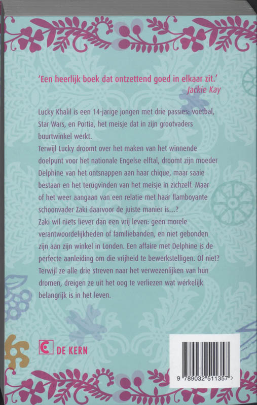 Achterkant van Klein geluk
