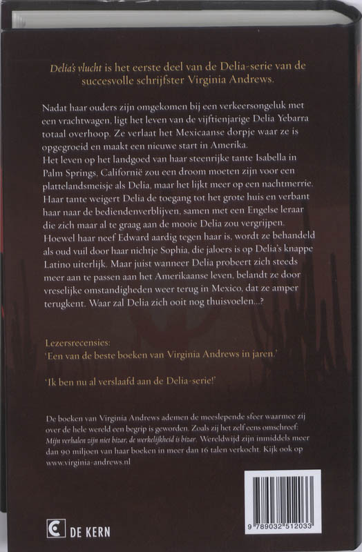 Achterkant van Delia's vlucht