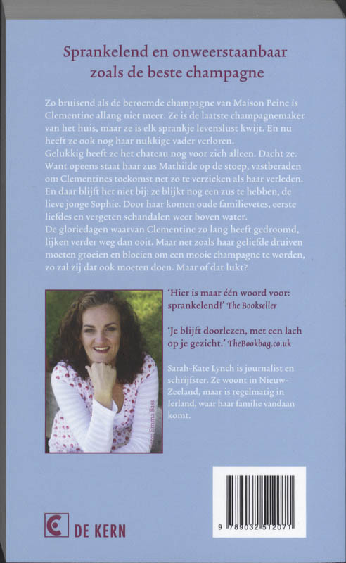 Achterkant van De smaak van champagne