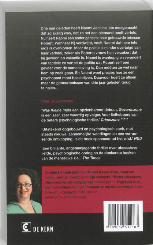 Achterkant van Gevarenzone