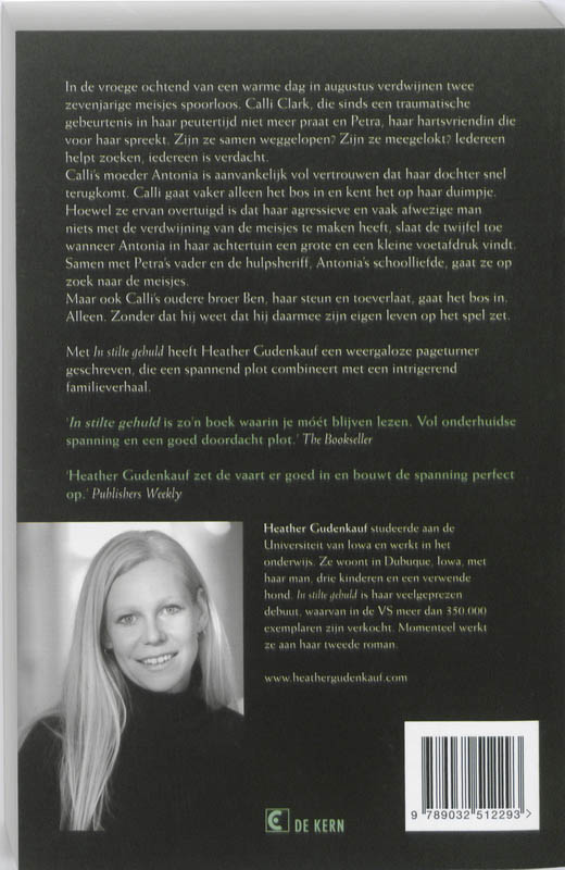 Achterkant van In stilte gehuld