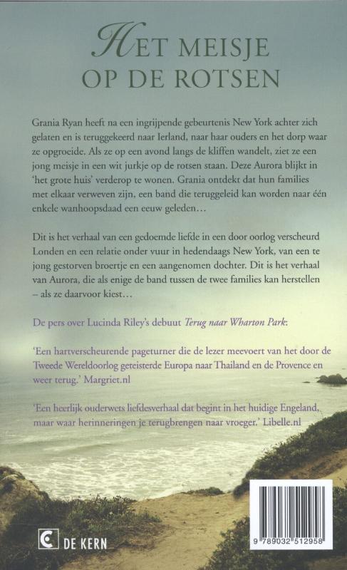 Achterkant van Het meisje op de rotsen
