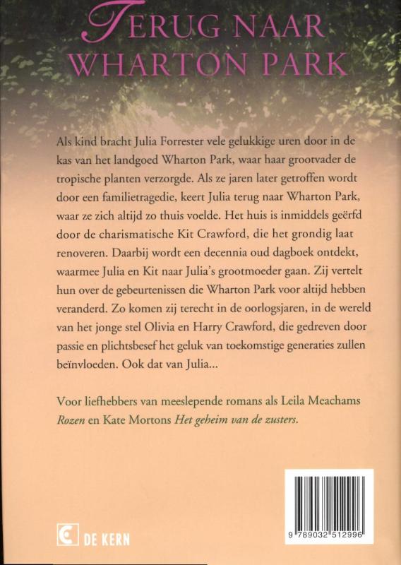 Achterkant van Terug naar Wharton Park