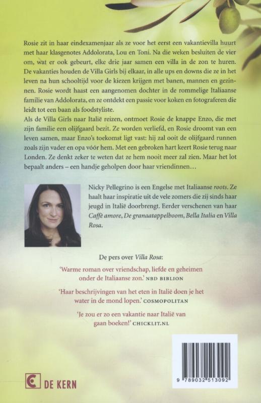 Achterkant van Olijven met oregano