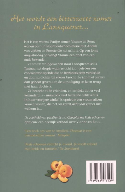 Achterkant van De zoetheid van perziken