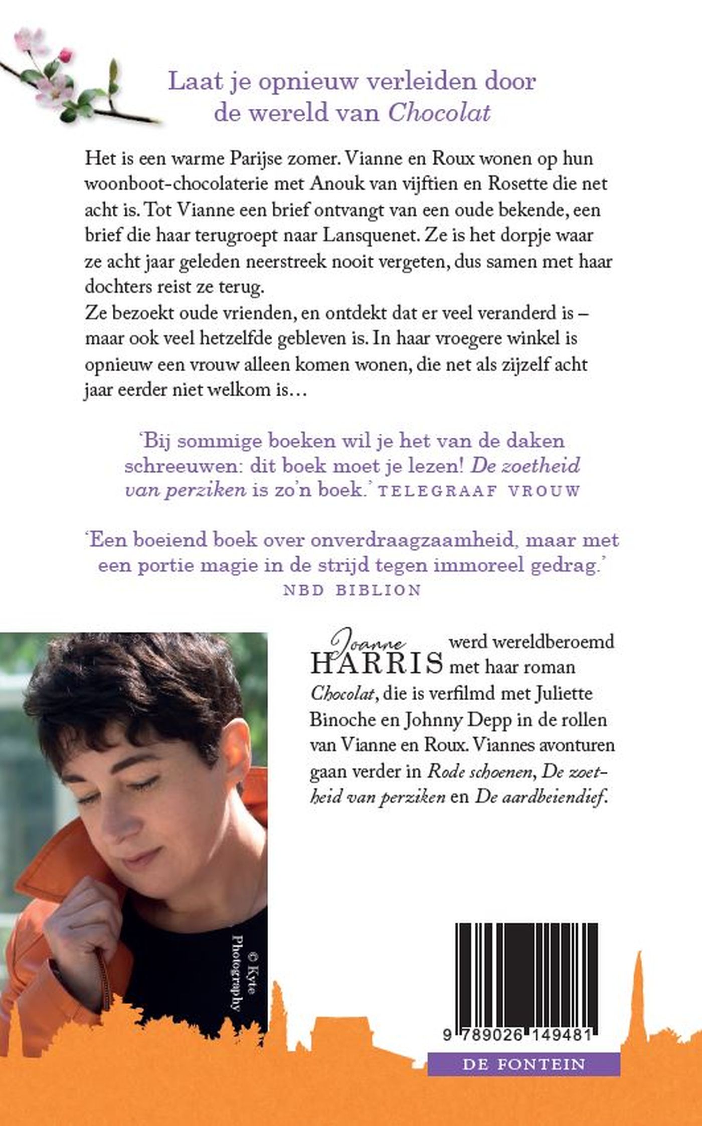 Achterkant van De zoetheid van perziken