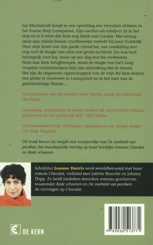 Achterkant van Bramenwijn