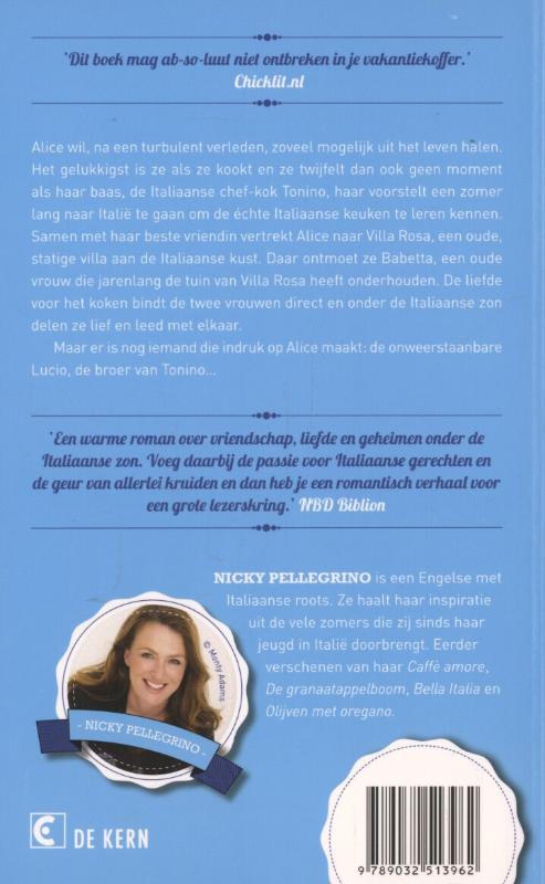 Achterkant van Villa Rosa