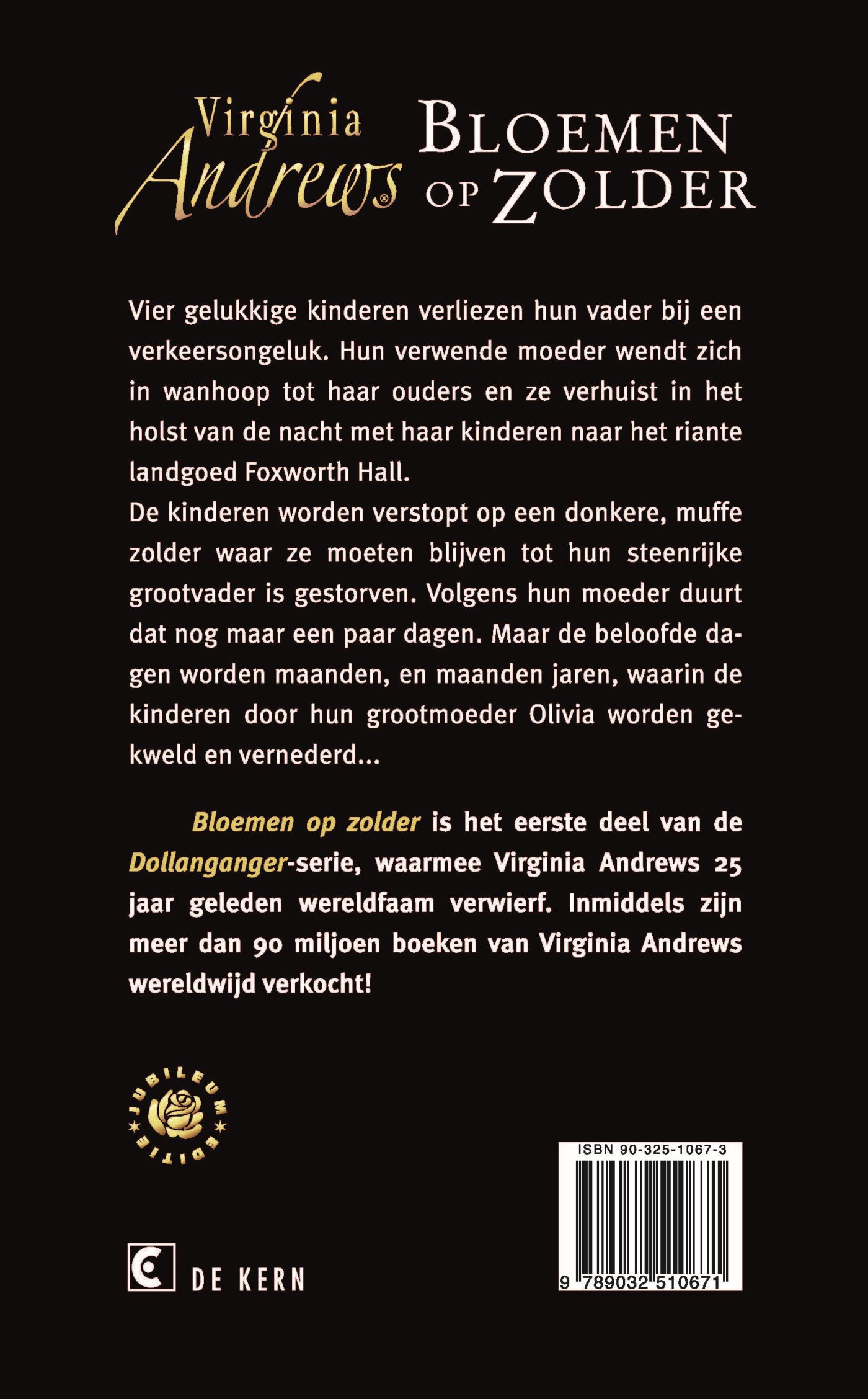 Achterkant van Bloemen op zolder