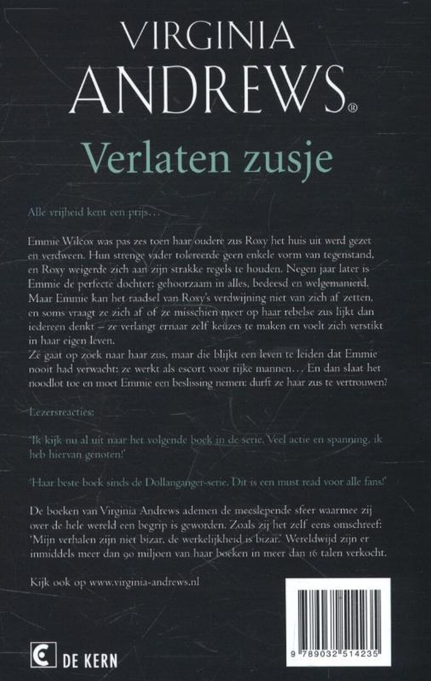 Achterkant van Verlaten zusje