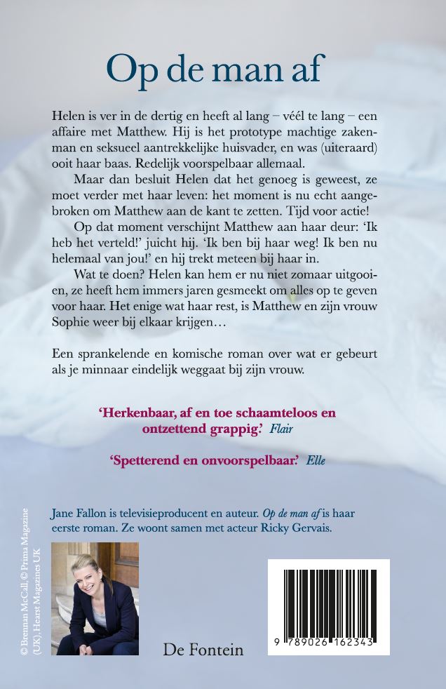 Achterkant van Op de man af