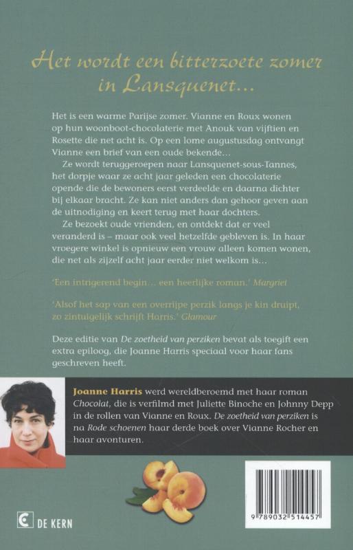 Achterkant van De zoetheid van perziken