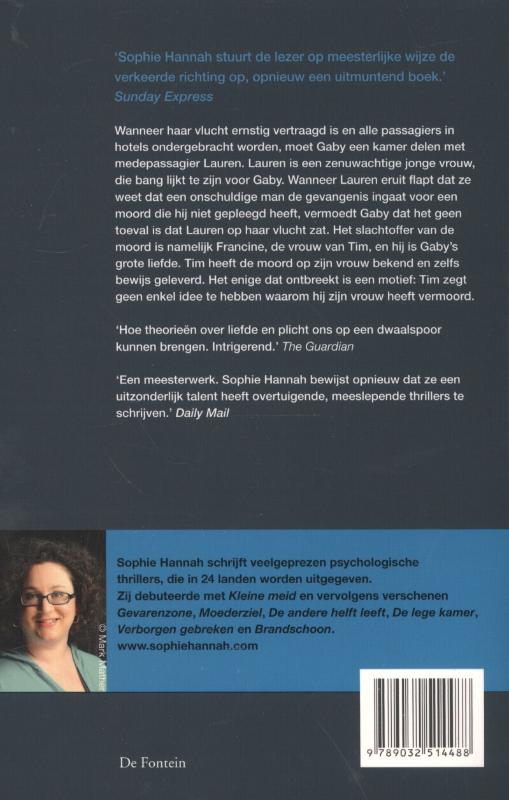 Achterkant van Ondraaglijk