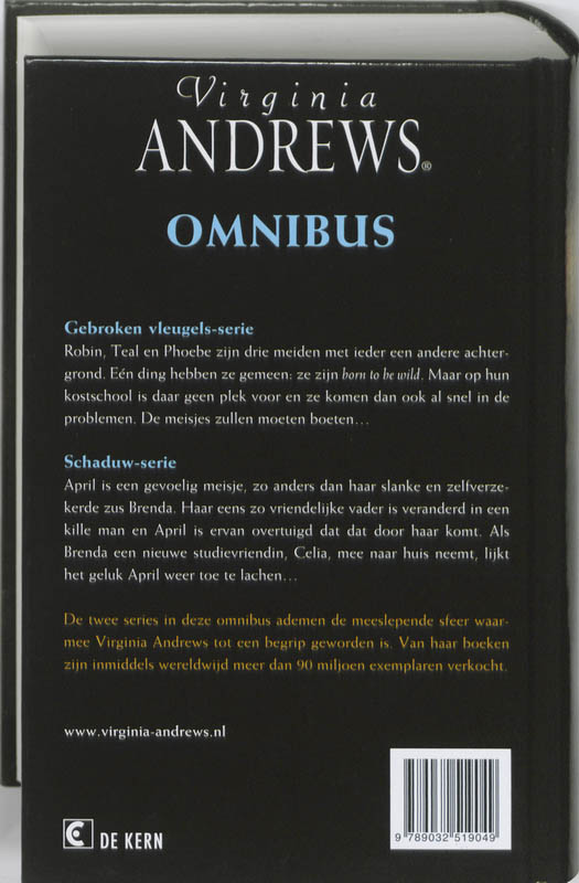 Achterkant van Gebroken vleugels- en Schaduwserie, omnibus