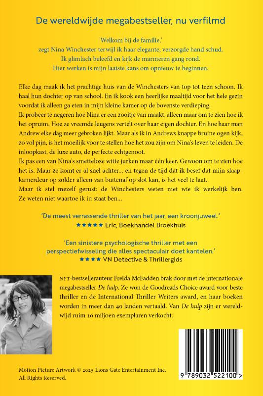 Achterkant van De hulp