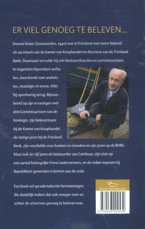 Achterkant van Er viel genoeg te beleven